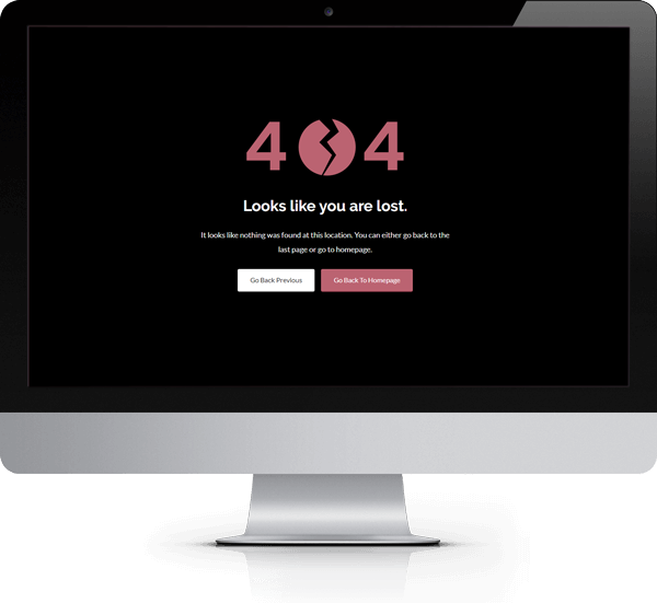 404 page